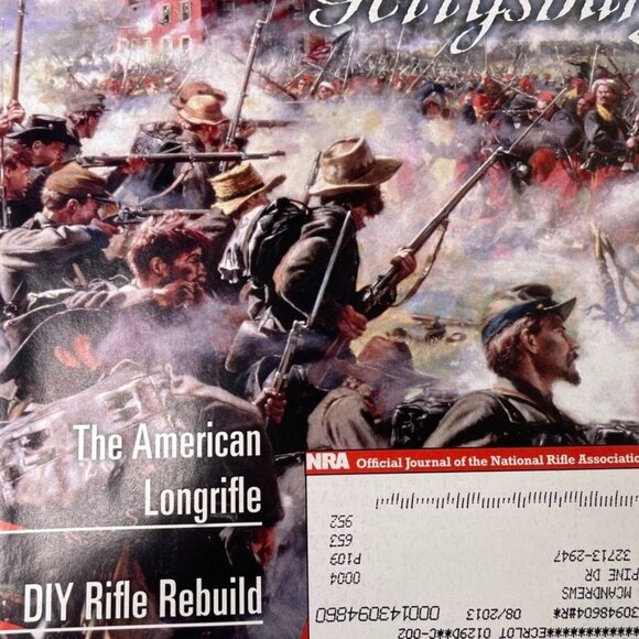 American Rifleman NRA Magazine July 2013 Vol 161 No 7 Gettysburg u - Picture 3 of 10